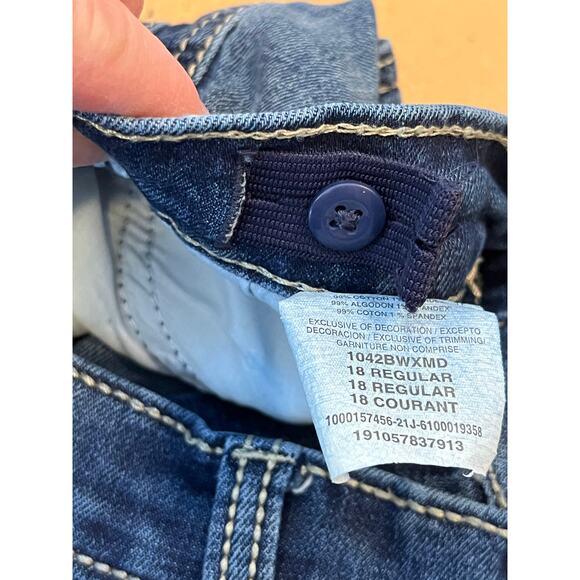 Wrangler 20X Women’s 18R Blue Straight Leg Denim Jeans 5 Pocket Western Style - Picture 5 of 8